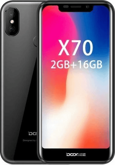 Doogee X70, prikaz naprave.