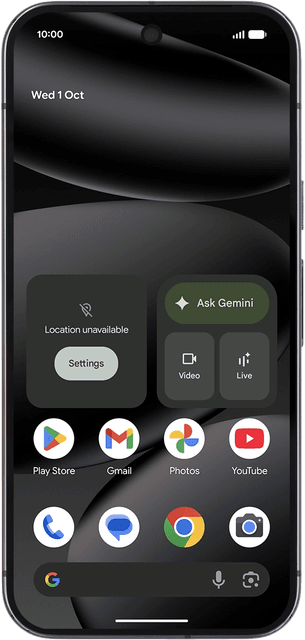 Google Pixel 10 Pro, prikaz naprave.