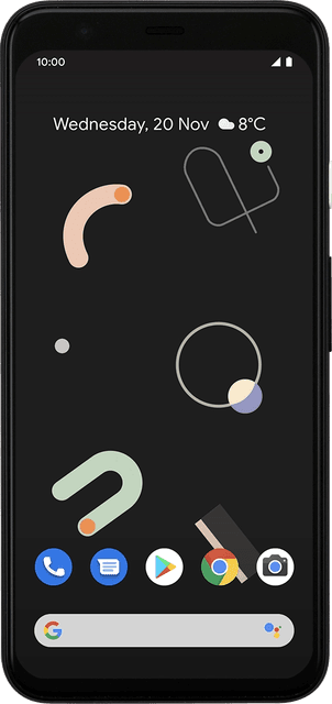 Google Pixel 4, prikaz naprave.