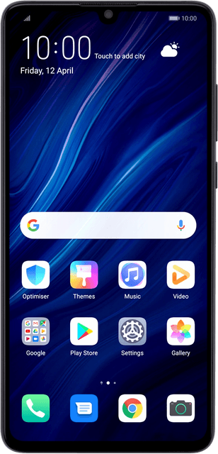 Huawei P30, prikaz naprave.