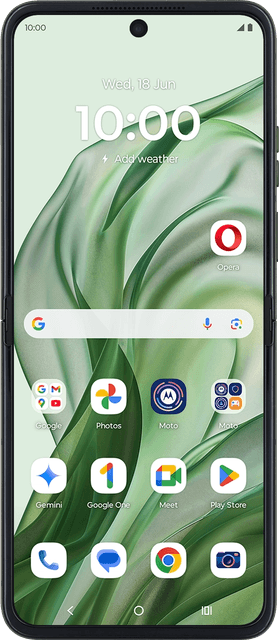 Motorola Razr 50 Ultra, prikaz naprave.