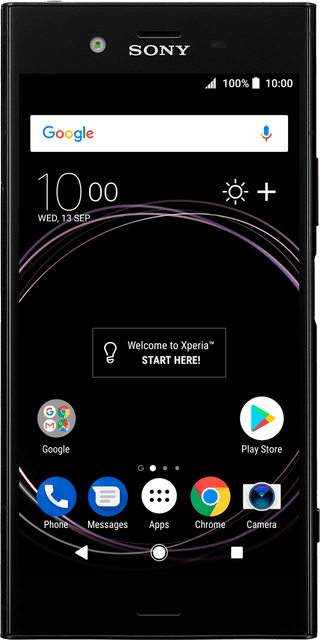 Sony Xperia XZ1, prikaz naprave.