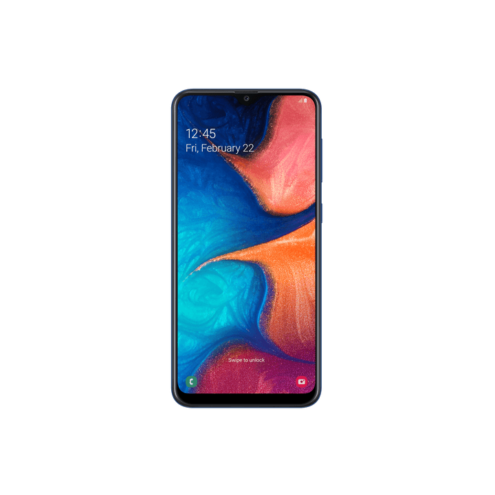 Samsung Galaxy A20, prikaz naprave.