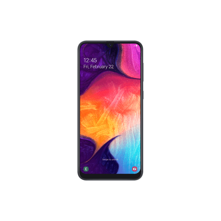 Samsung Galaxy A50, prikaz naprave.