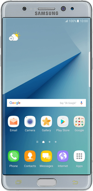 Samsung Galaxy Note 7, prikaz naprave.